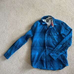 Blue Plaid VOLCOM Men's Shirt